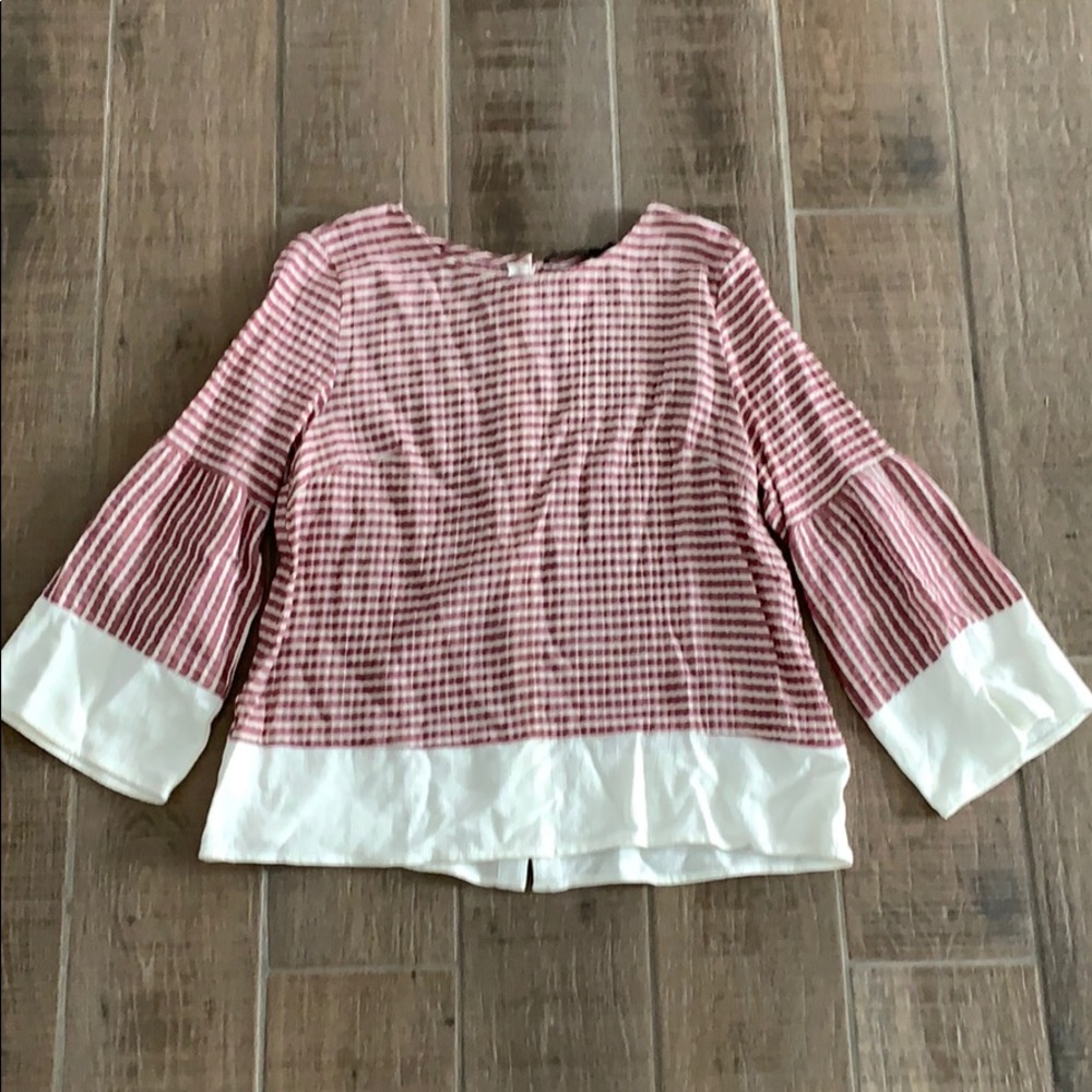 Doe & Rae Bell Sleeve Blouse